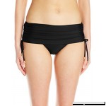 Helen Jon Women's Resort Essentials Ruched-Waist Hipster Bikini Bottom Black B00VTQ303S